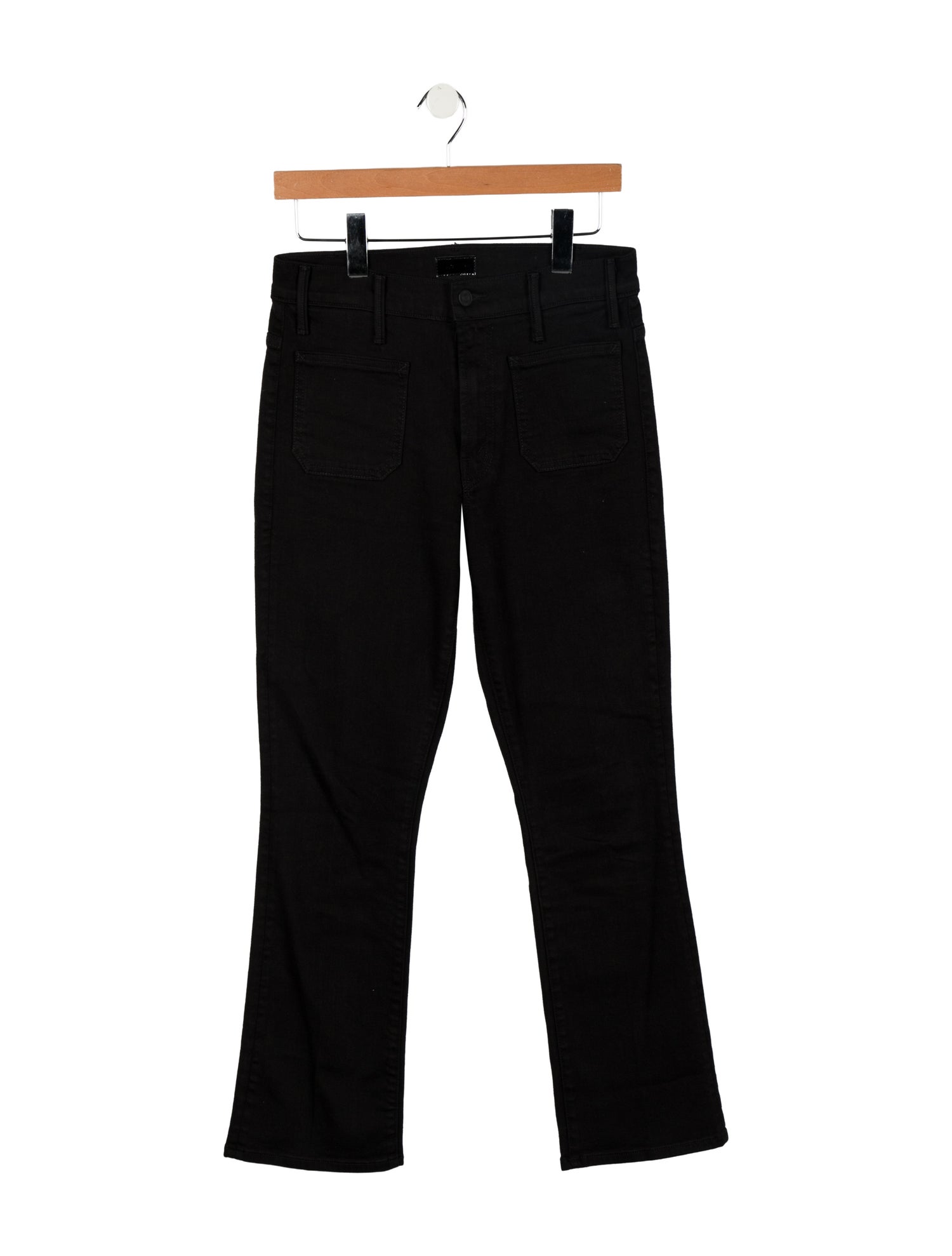 Mother Mid-Rise Straight Leg Jeans